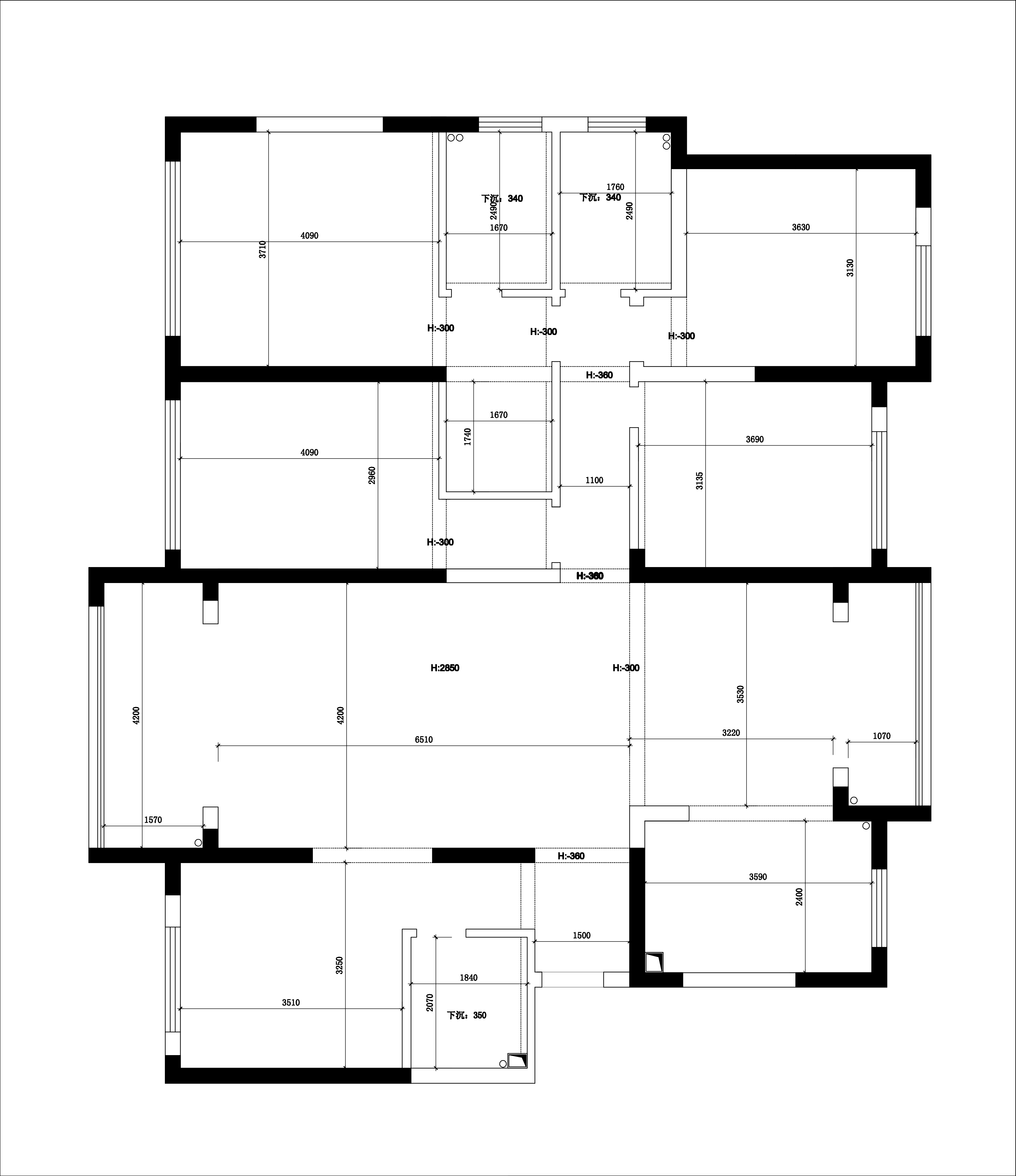 175㎡五房户型347 / 作者:lei1 / 帖子ID:433