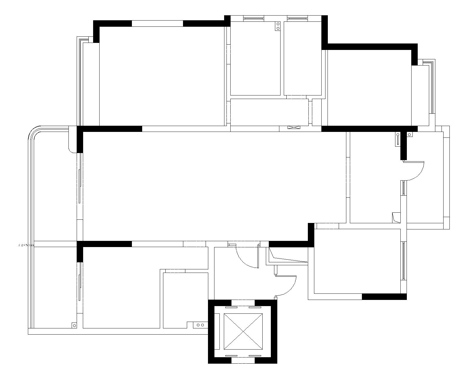 四居室平面优化318 / 作者:tian / 帖子ID:533