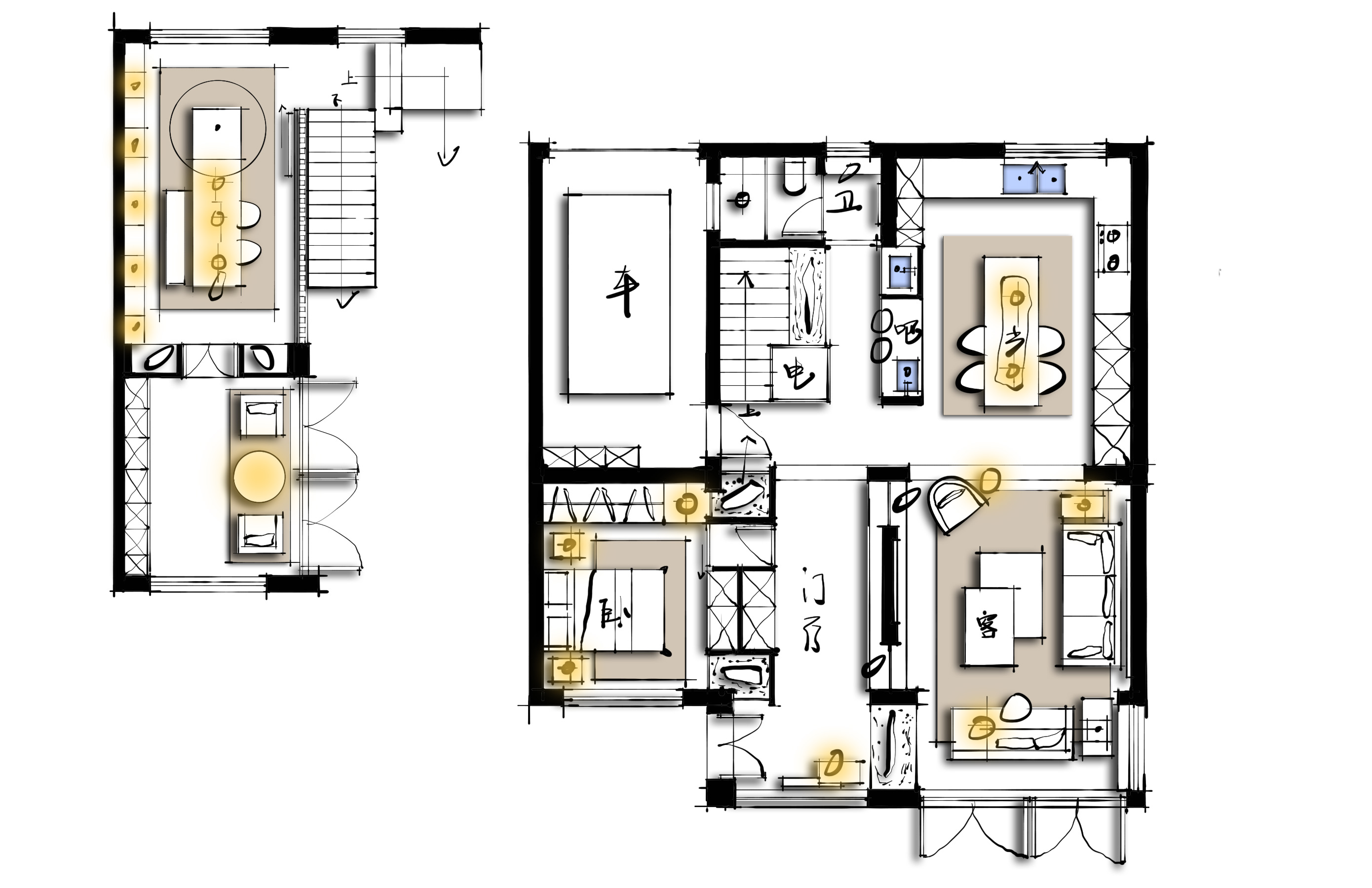 别墅自建房平面优化336 / 作者:lei1 / 帖子ID:615