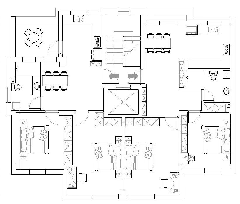 户型合并改造平面优化916 / 作者:lei1 / 帖子ID:630