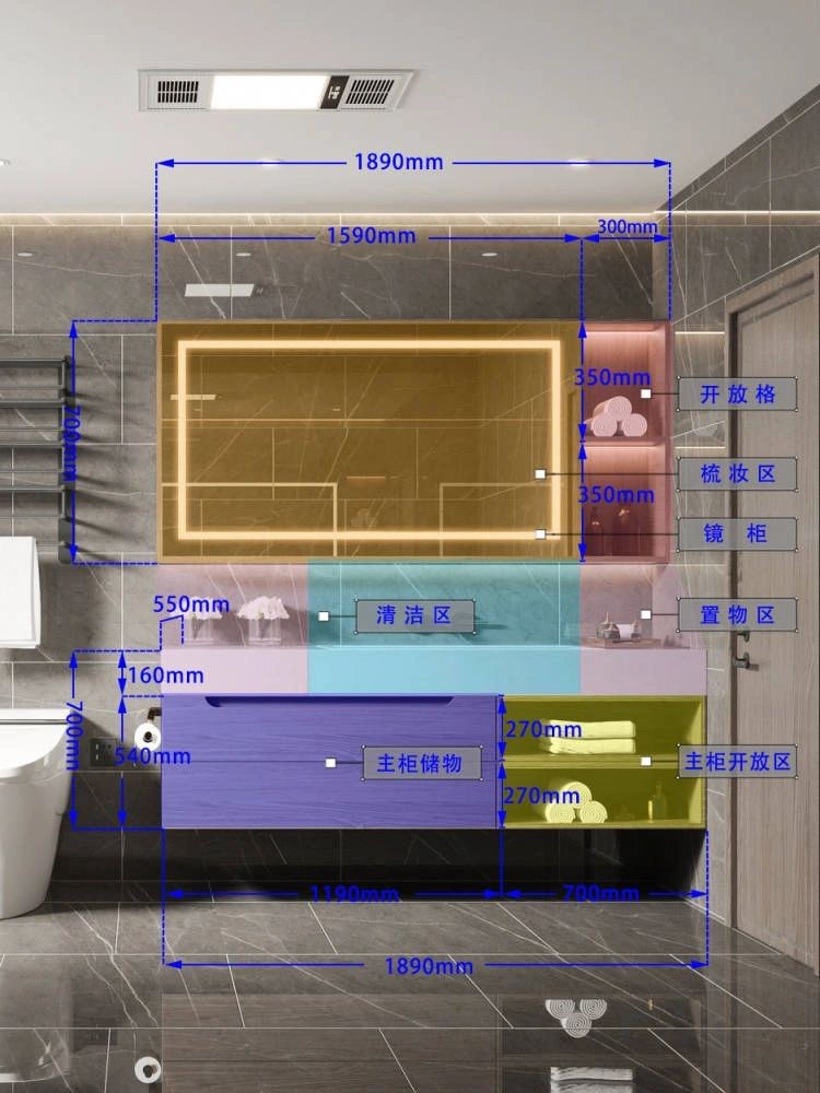 浴室柜尺寸详解 50362 / 作者:lei1 / 帖子ID:20042