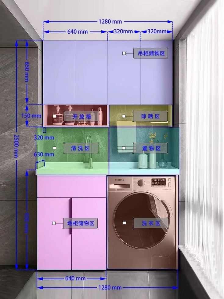 阳台柜尺寸详解 8120 / 作者:mcq5 / 帖子ID:20507