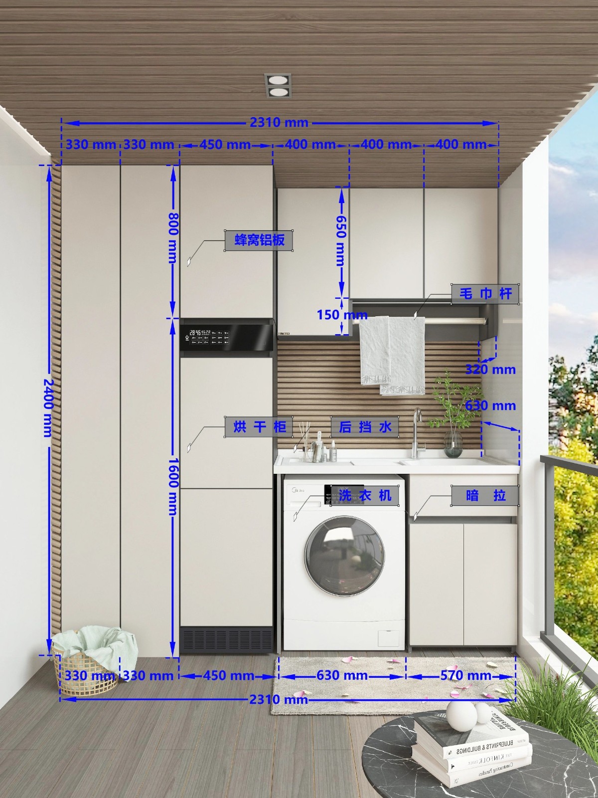 阳台柜尺寸详解 167559 / 作者:mcq6 / 帖子ID:20593