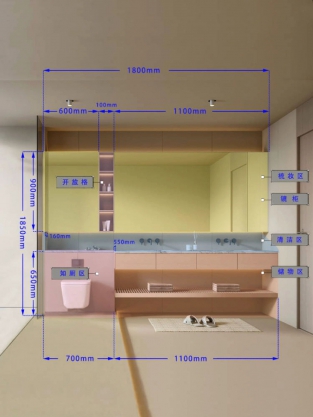 [1张]浴室柜尺寸详解 24