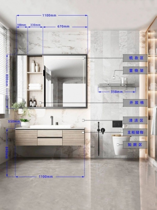 浴室柜尺寸详解 31