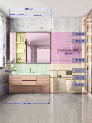 浴室柜尺寸详解 29