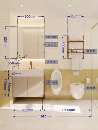 [1张]浴室柜尺寸详解 197