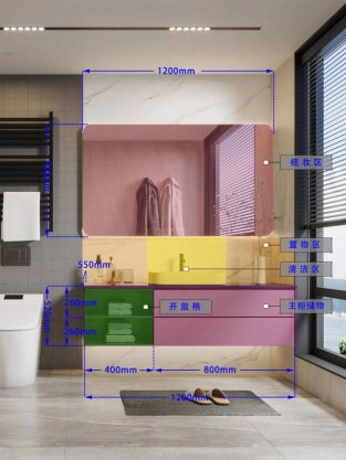 浴室柜尺寸详解 54
