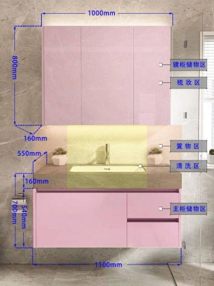 浴室柜尺寸详解 99