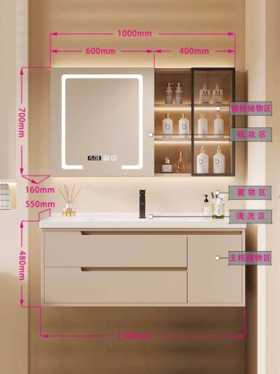 [1张]浴室柜尺寸详解 108